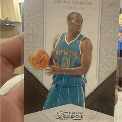 Panini Timeless Treasures Emeka Okafor Silver 09 10 #57 286/399 Hornets0