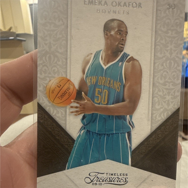 Panini Timeless Treasures Emeka Okafor Silver 09 10 #57 286/399 Hornets0