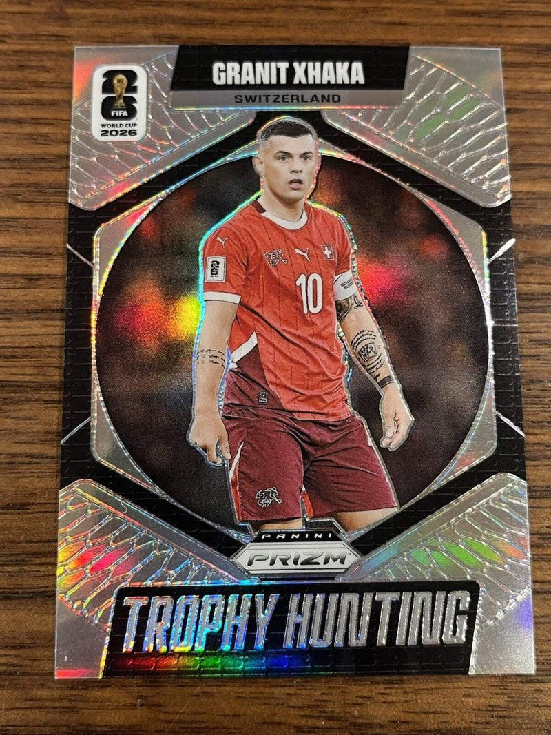 Panini 2026 Prizm FIFA World Cup Granit Xhaka Trophy Hunting Insert #201