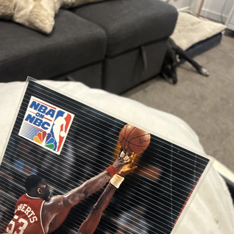 SkyBox 1993 NBA on NBC Playoff Performance #6 Hakeem Olajuwon Insert2