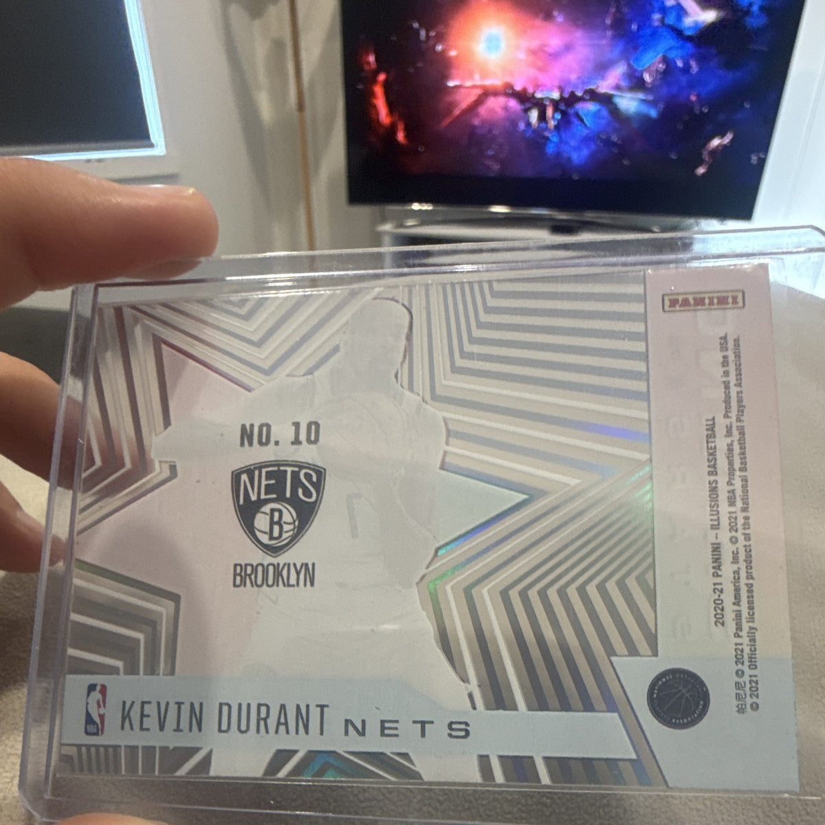 Panini Illusions 2020 21 Kevin Durant Shining Stars Insert No.10 Nets1