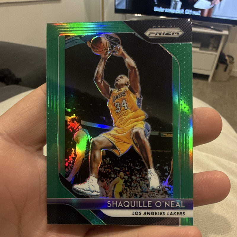Panini Prizm Basketball 2018 19 Shaquille O'Neal Green Prizm #35 Lakers0