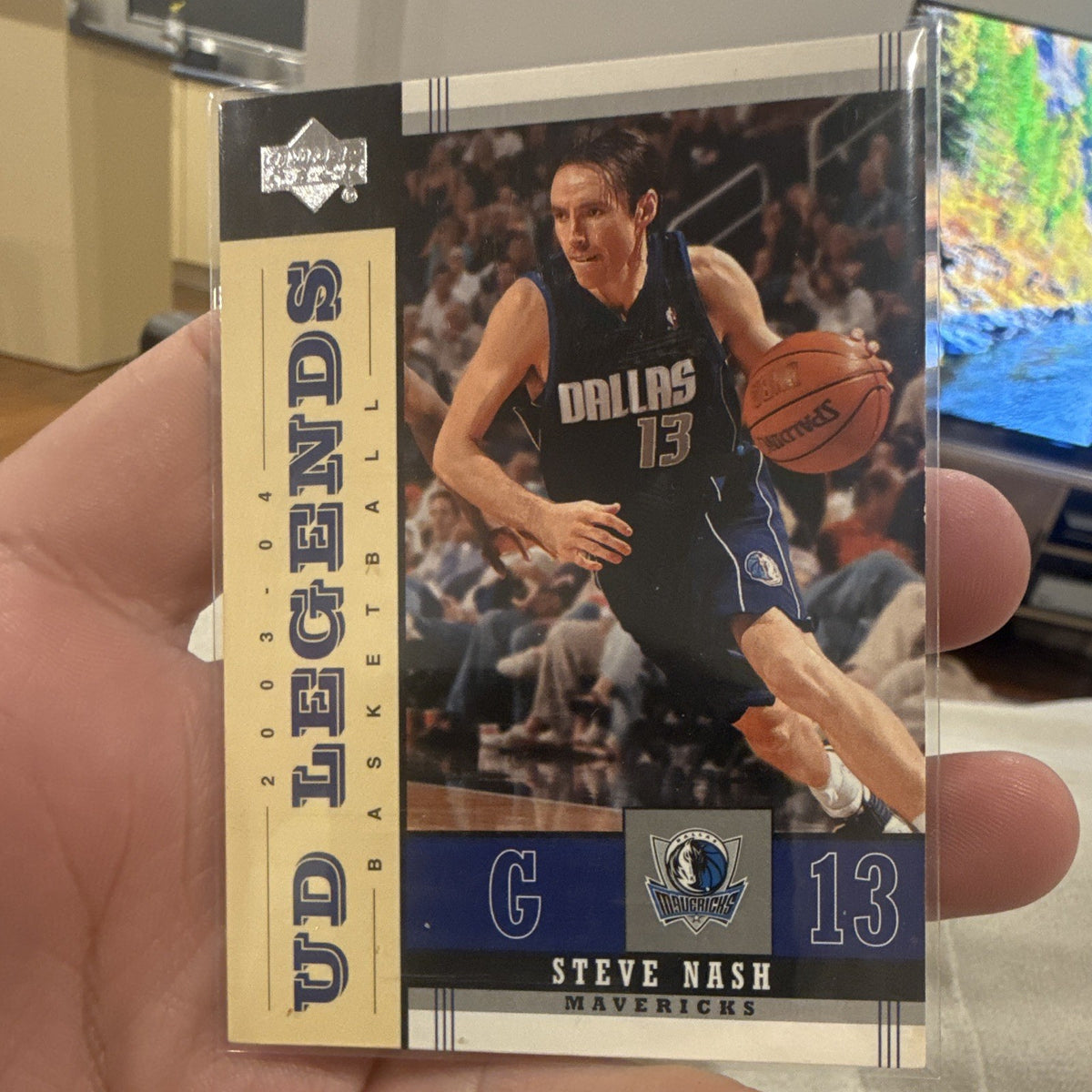 Upper Deck 2003 04 UD Legends Basketball Steve Nash Base Set #15 Mavericks0