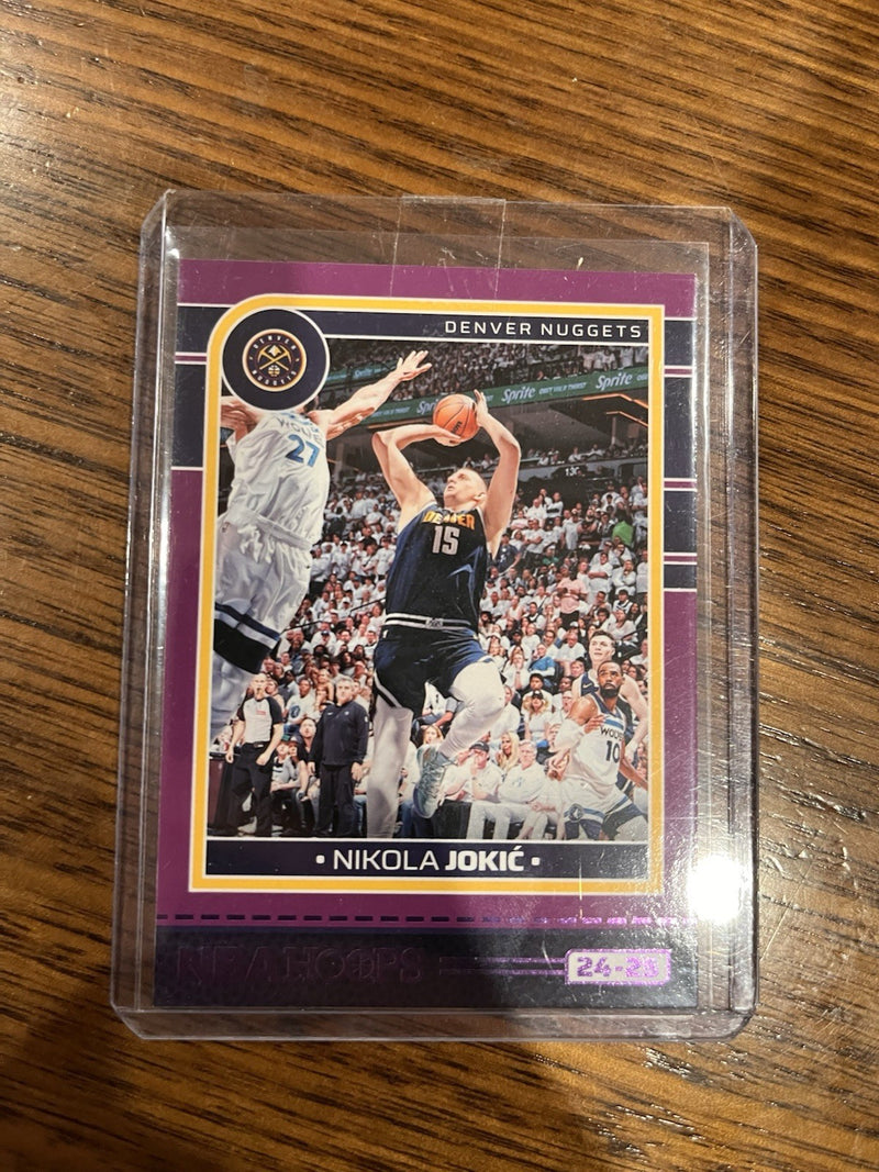 Panini Nikola Jokić Insert 2024 25 NBA Hoops Denver Nuggets No. 120