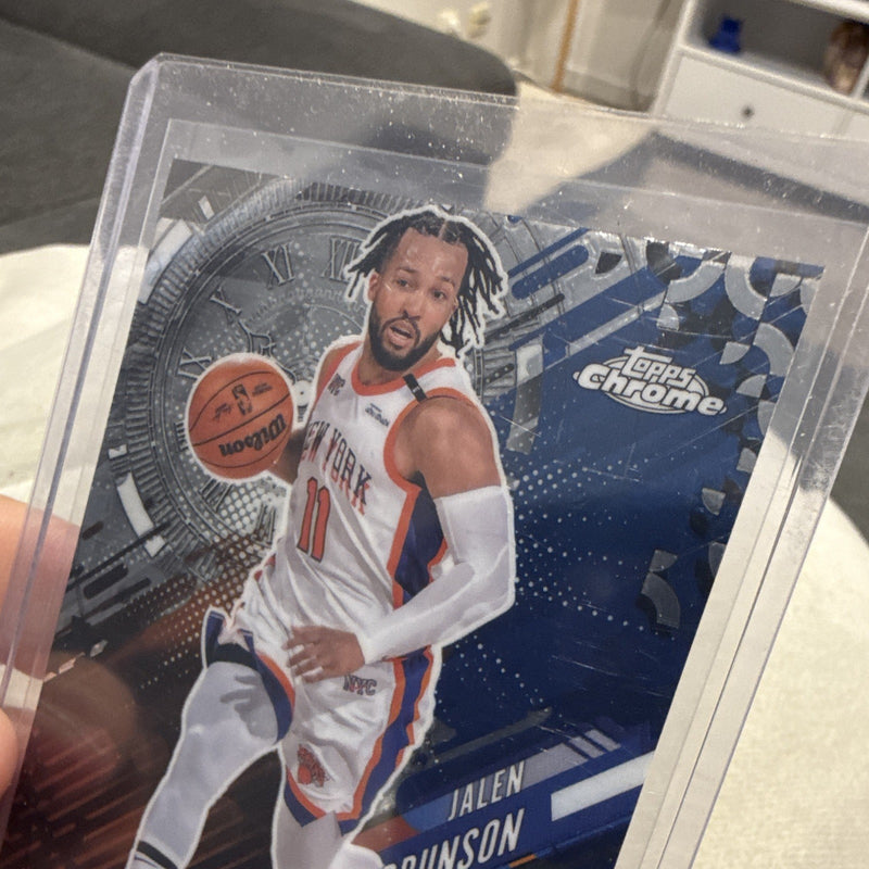 Topps 2025 Topps Chrome Go-Time Insert GT-2 Jalen Brunson New York Knicks2