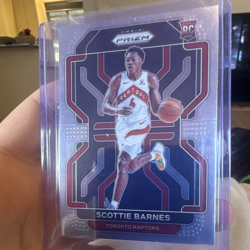 Panini 2021 22 Prizm Scottie Barnes Rookie Card #320 Toronto Raptors0