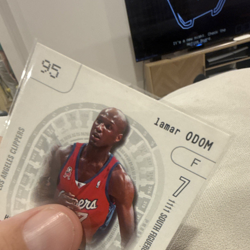 Fleer/SkyBox Authentix Ticket Studies Insert #95 Lamar Odom LA Clippers2