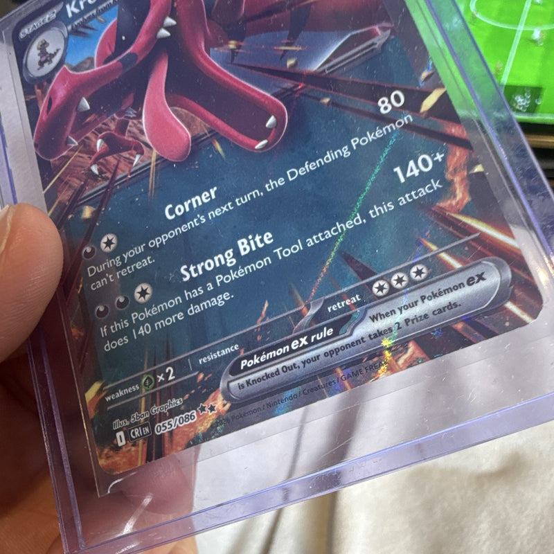 Krookodile ex Holo Rare Crimson Invasion 055/086 Stage 2 320 HP English3