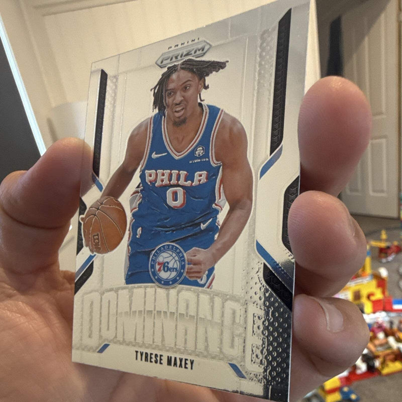 Panini Prizm 2024 25 Dominance Tyrese Maxey Insert No. 24 76ers Card3