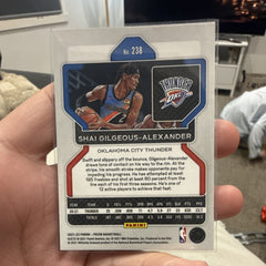 Panini Prizm 2021 22 Shai Gilgeous Alexander Base Set 238 Thunder1