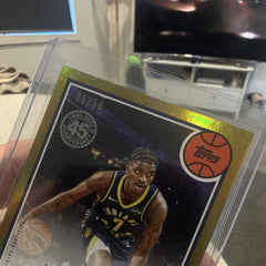 Topps Kam Jones 2025 Basketball RC Auto Gold 05/50 Indiana Pacers 80B2R KO2