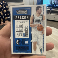 Panini Contenders 2020 21 Luka Dončić Season Ticket Insert #85 Mavericks0