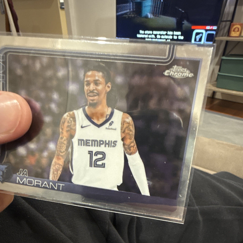 Ja Morant Topps Chrome Basketball NBA 2024 25 Memphis Grizzlies   1582