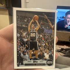Topps 2003 04 Base Set #95 Emanuel Ginobili San Antonio Spurs0
