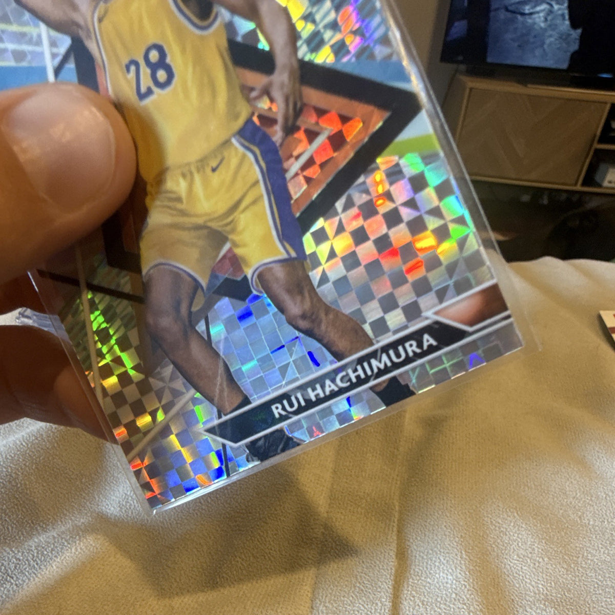 Rui Hachimura Performance Topps Finest Basketball   Lakers #114 Hologram3