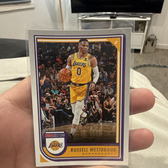 Panini 2022 23 NBA Hoops Russell Westbrook Base Set LA Lakers #1720