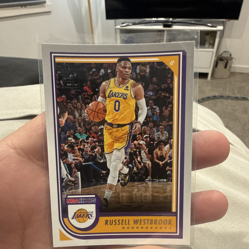 Panini 2022 23 NBA Hoops Russell Westbrook Base Set LA Lakers #1720