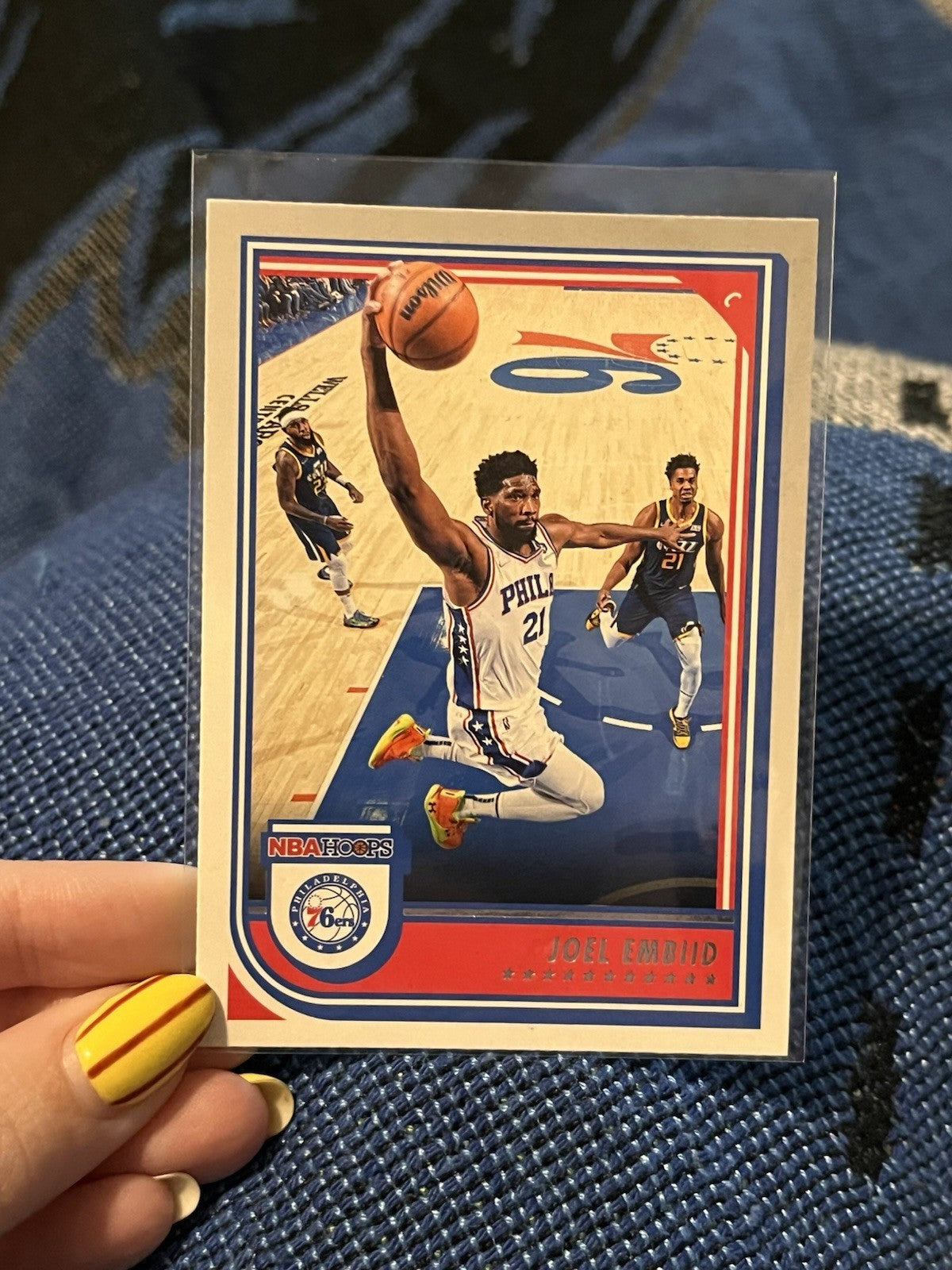 Panini 2022 23 Hoops Basketball Base Set Joel Embiid #30 Philadelphia 76ers0