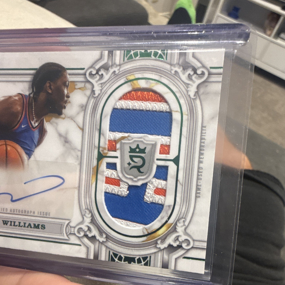 Topps Jalen Williams Royalty Regalia Relic Signatures Auto GU 2/5 RRS JWI2
