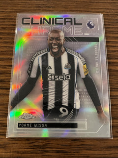 Topps 2026 Chrome Premier League Clinical Chrome CC 12 Yoane Wissa Newcastle1