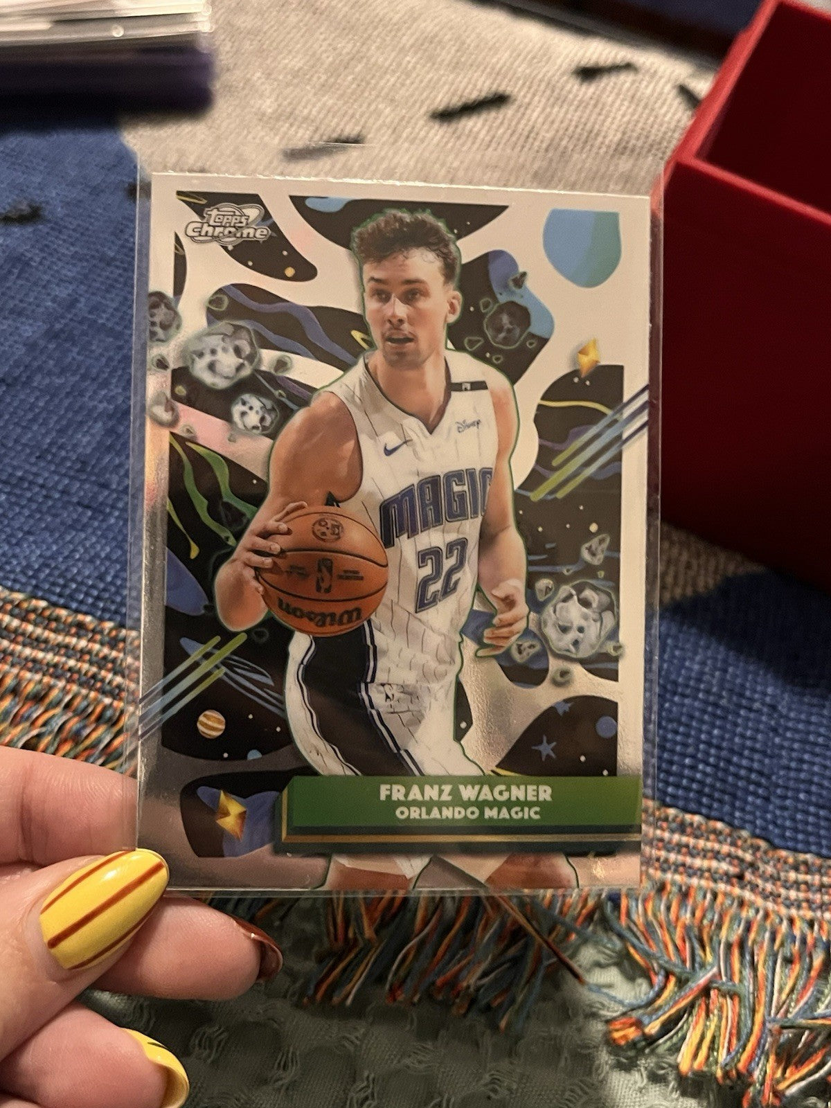 Franz Wagner Base Set Topps Chrome Basketball 2024 25 Orlando Magic 420