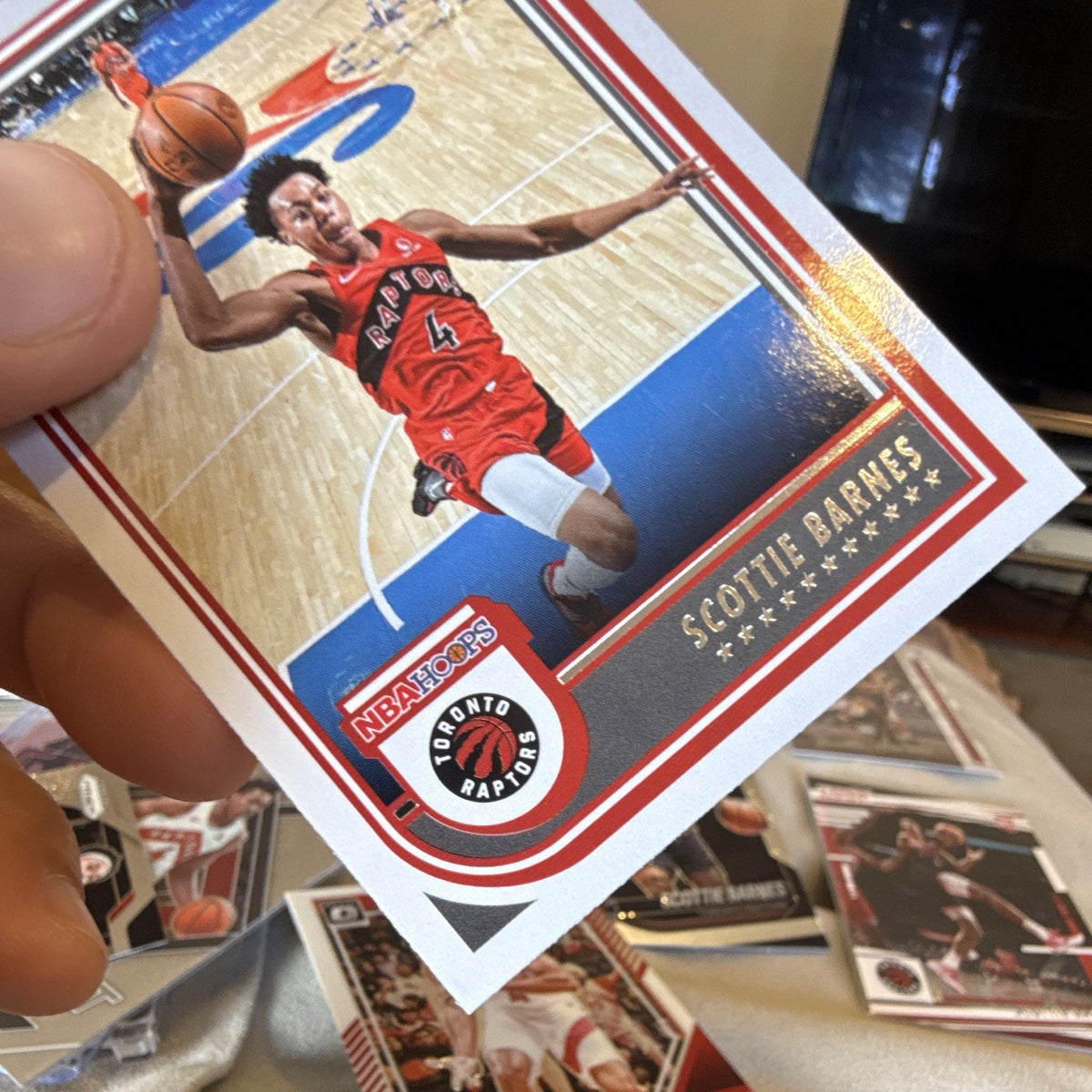 Panini 2022 23 NBA Hoops Scottie Barnes Rookie 37 Toronto Raptors3