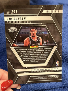 Panini Mosaic 2024 25 Tim Duncan NBA Greats Insert San Antonio Spurs 2912