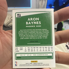 Panini Donruss 2020 21 Aron Baynes Base Set #99 Phoenix Suns NBA Trading Card2