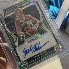 Panini Prizm 2021 22 Jack Sikma Fast Break Auto FB JSM Seattle Supersonics2