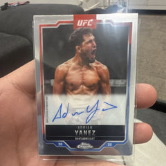 Topps 2025 Topps Chrome UFC Adrian Yanez Chrome Veteran Signature Auto CVA AY0