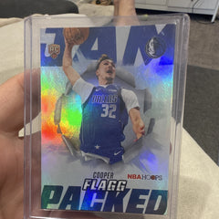 Cooper Flagg Rookie Insert Packed JP 11 NBA Hoops Dallas Mavericks0