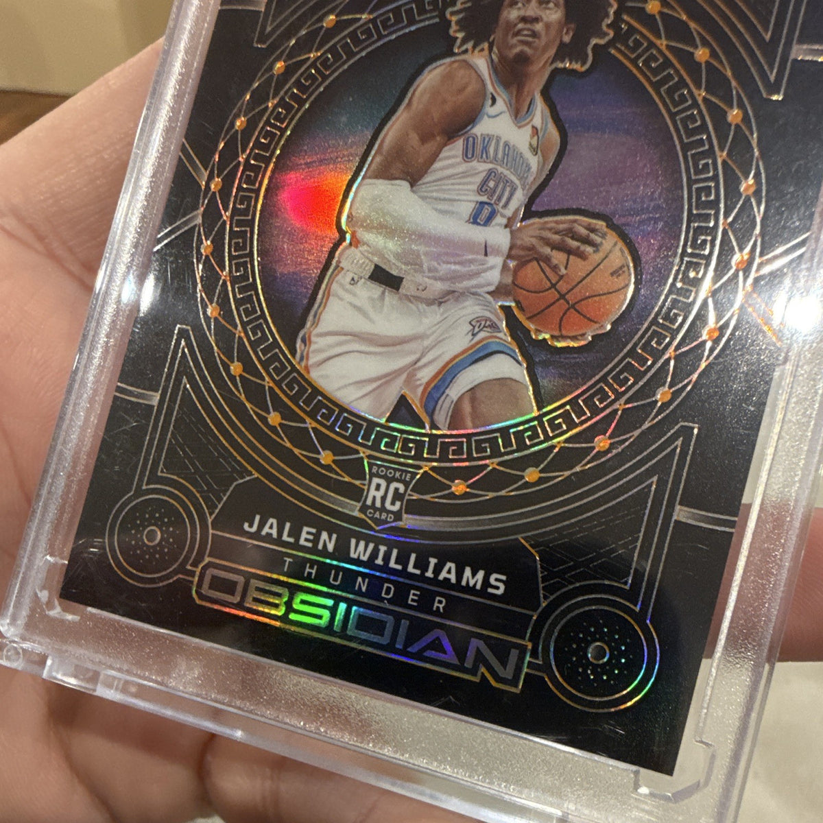Panini 2022 23 Obsidian Basketball Orbital #18 Jalen Williams Rookie Insert4