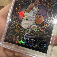 Panini 2022 23 Obsidian Basketball Orbital #18 Jalen Williams Rookie Insert4