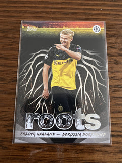 Topps UEFA Champions League Roots Insert RT 4 Erling Haaland Dortmund1