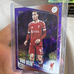 Virgil van Dijk Topps UEFA Champions League 79 Serial Numbered /2500