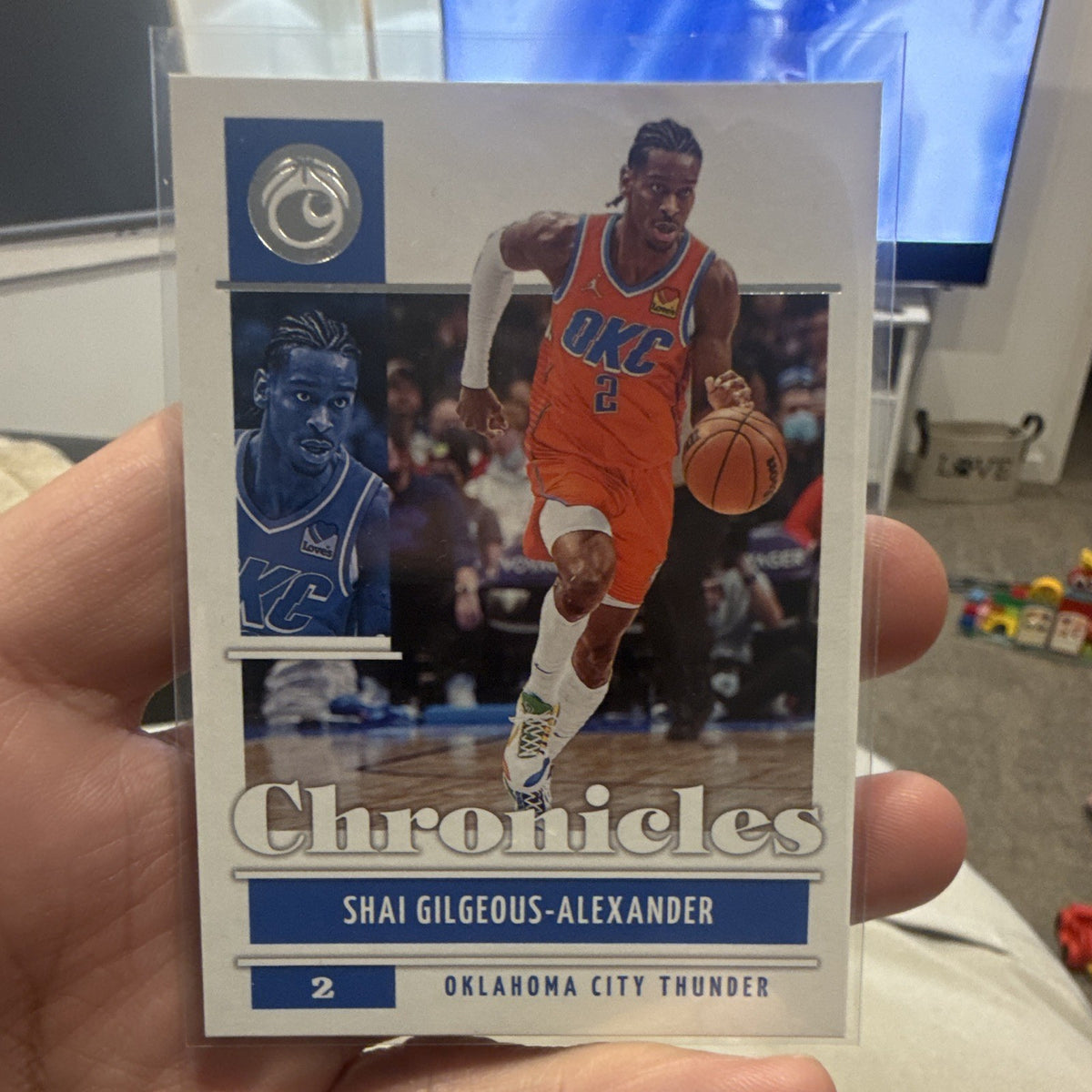 Panini 2021 22 Chronicles Shai Gilgeous Alexander #15 OKC Thunder0