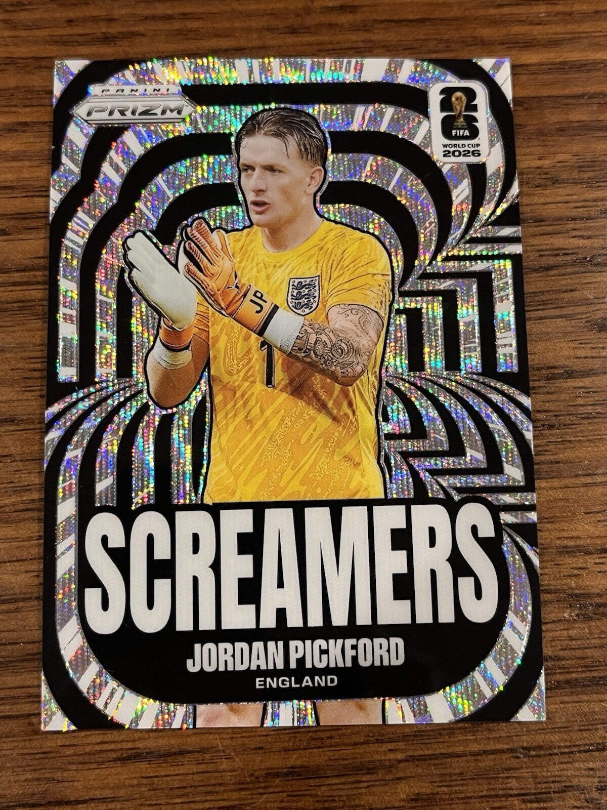 Panini Prizm FIFA World Cup 2026 Screamers No. 2 Jordan Pickford England0