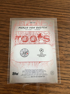 Topps Marco van Basten Roots Insert RT 17 UEFA Champions League AFC Ajax2