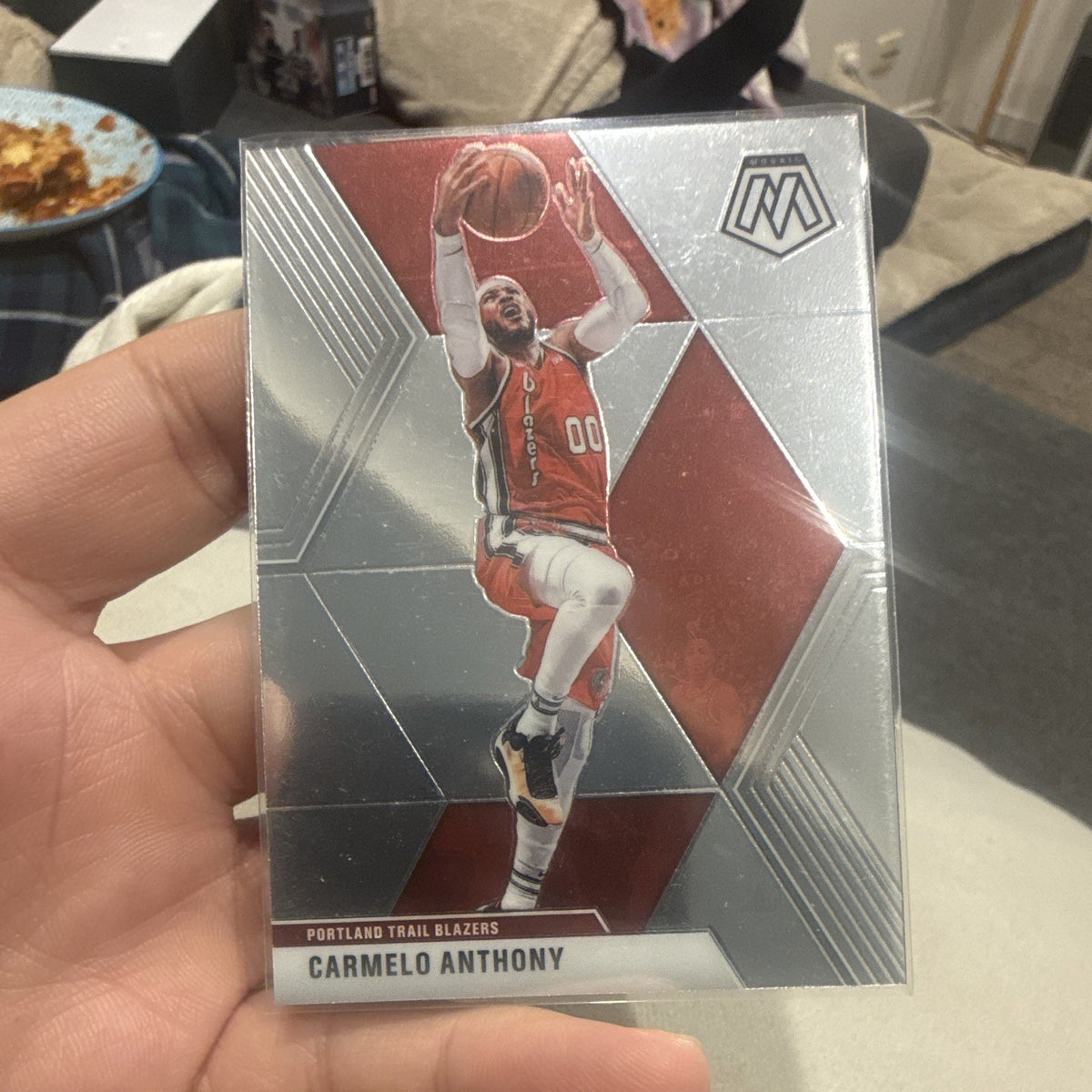 Carmelo Anthony Base Set 2019 20 Panini Mosaic Portland Trail Blazers 250