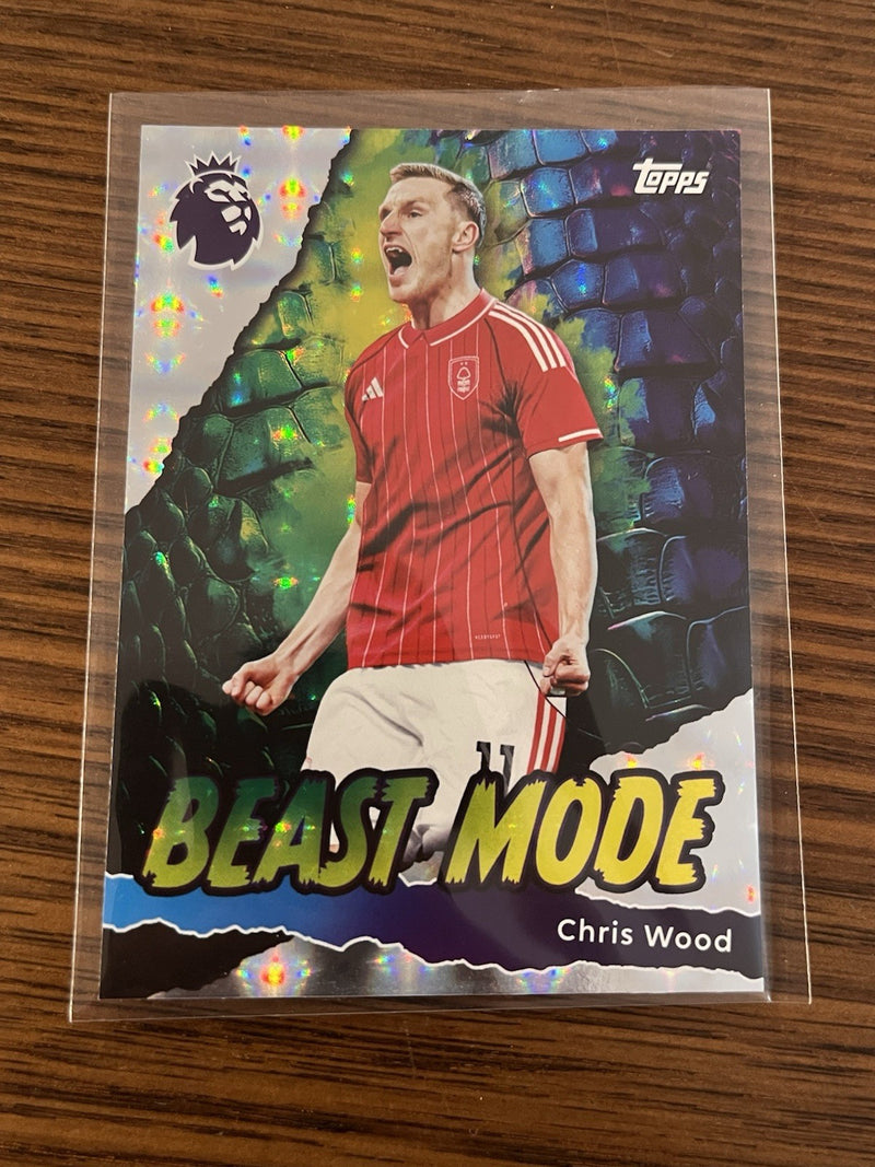 Topps Premier League Beast Mode Parallel Chris Wood #4341