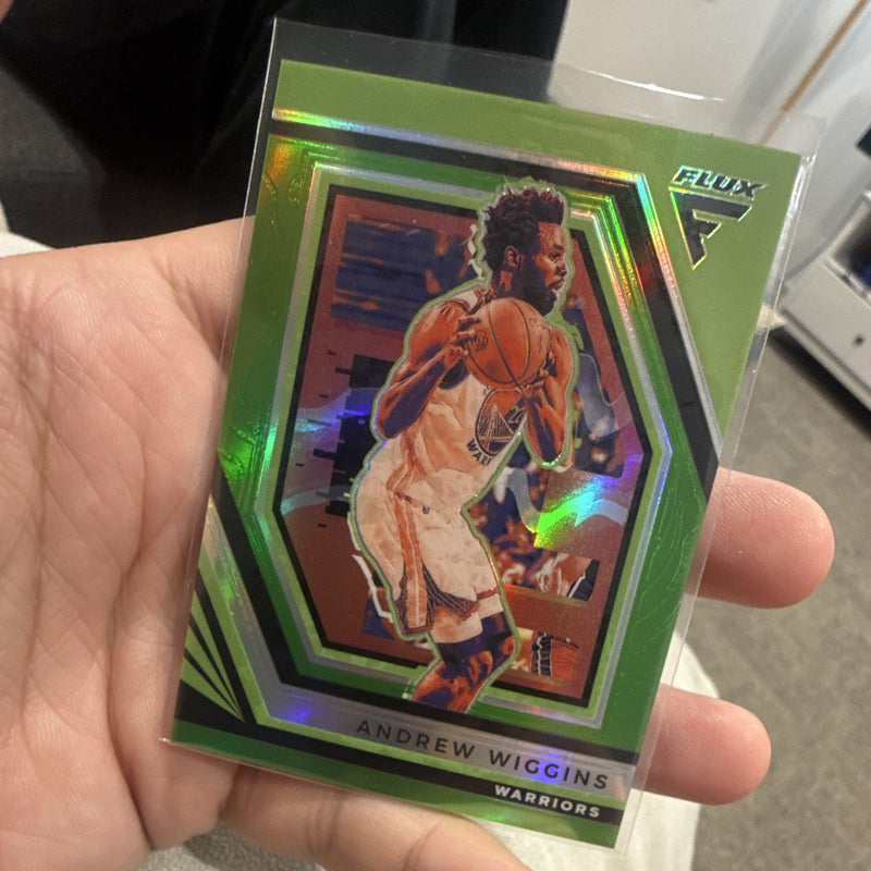 2022 23 Panini Flux Basketball Andrew Wiggins Warriors #149 Green 1/53