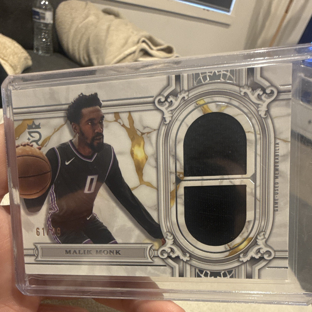 Topps 2023 24 Royalty Collection Malik Monk Regalia Relics RR MM0 61/990