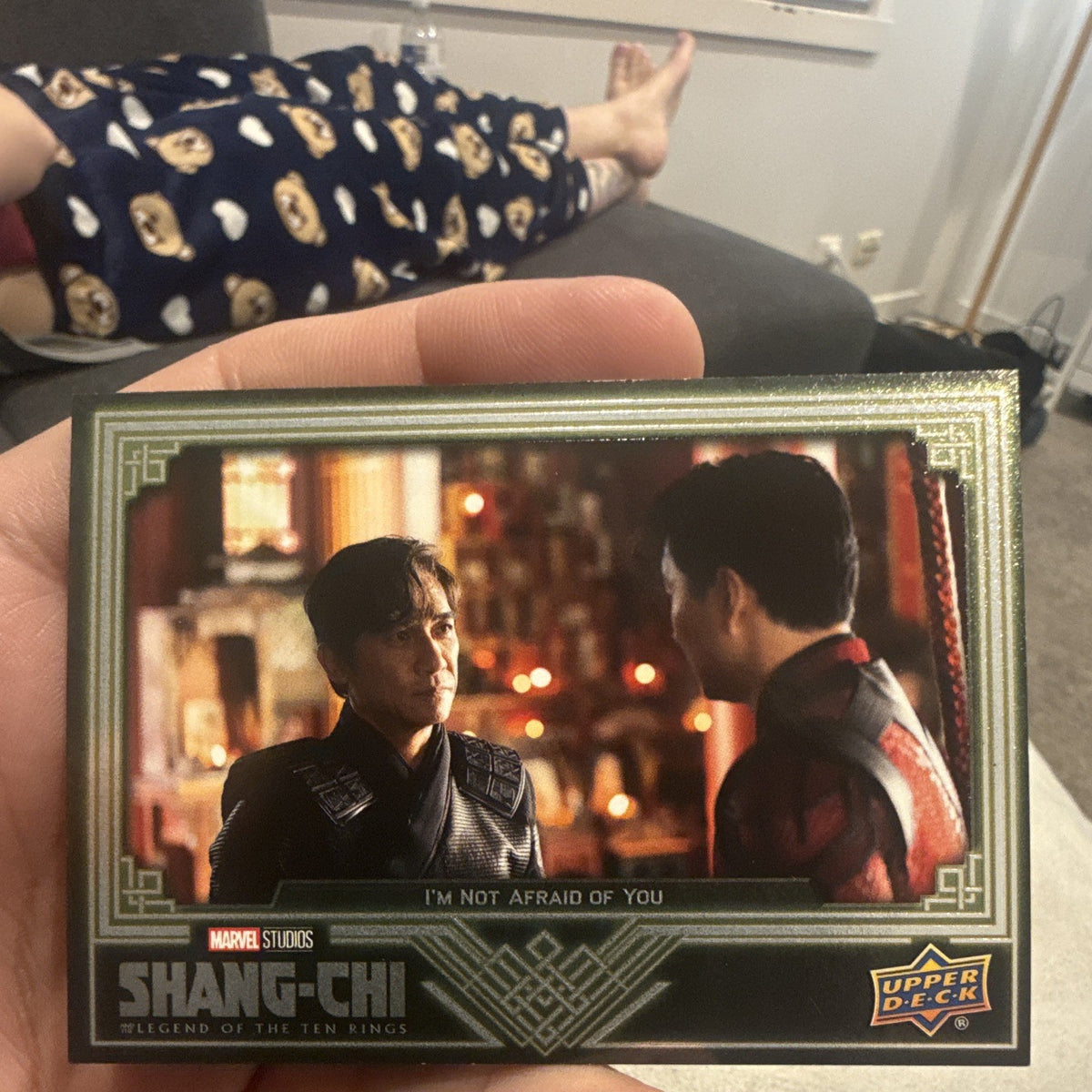 Upper Deck Marvel Shang Chi Base 2022 Card #54 I'M NOT AFRAID OF YOU0