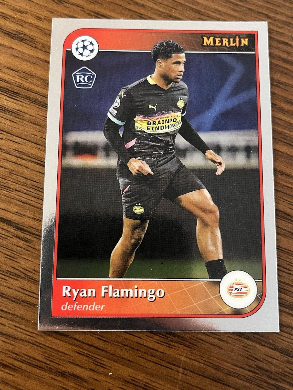 Topps Merlin Collections UEFA Champions League Ryan Flamingo RC #60 PSV 20251