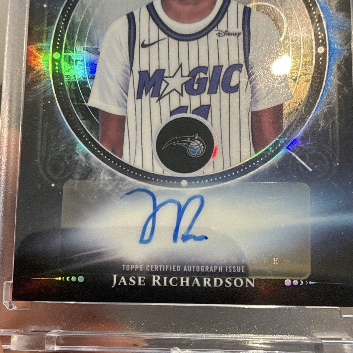 Topps Midnight Jase Richardson RC Auto Midnight Oil Marks MOR JR Orlando Magic1