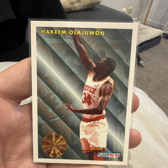 Fleer 1993 94 League Leader Hakeem Olajuwon Houston Rockets #2250
