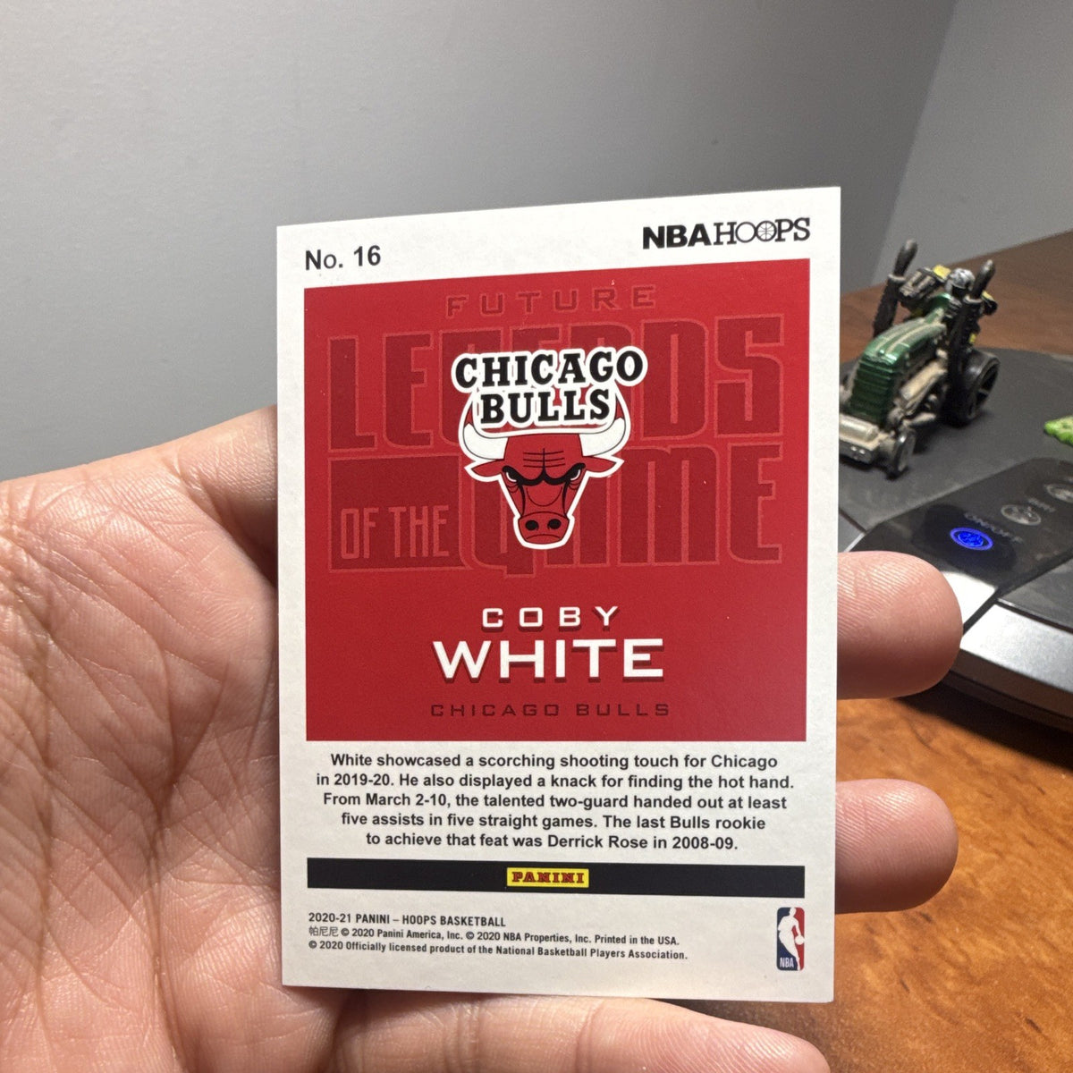 Panini 2020 21 Hoops Coby White Bulls Future Legends #16 /999 Insert3