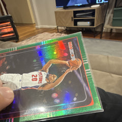 Topps NBA Hoops Chaz Lanier Rookie Green Parallel   218 Detroit Pistons2
