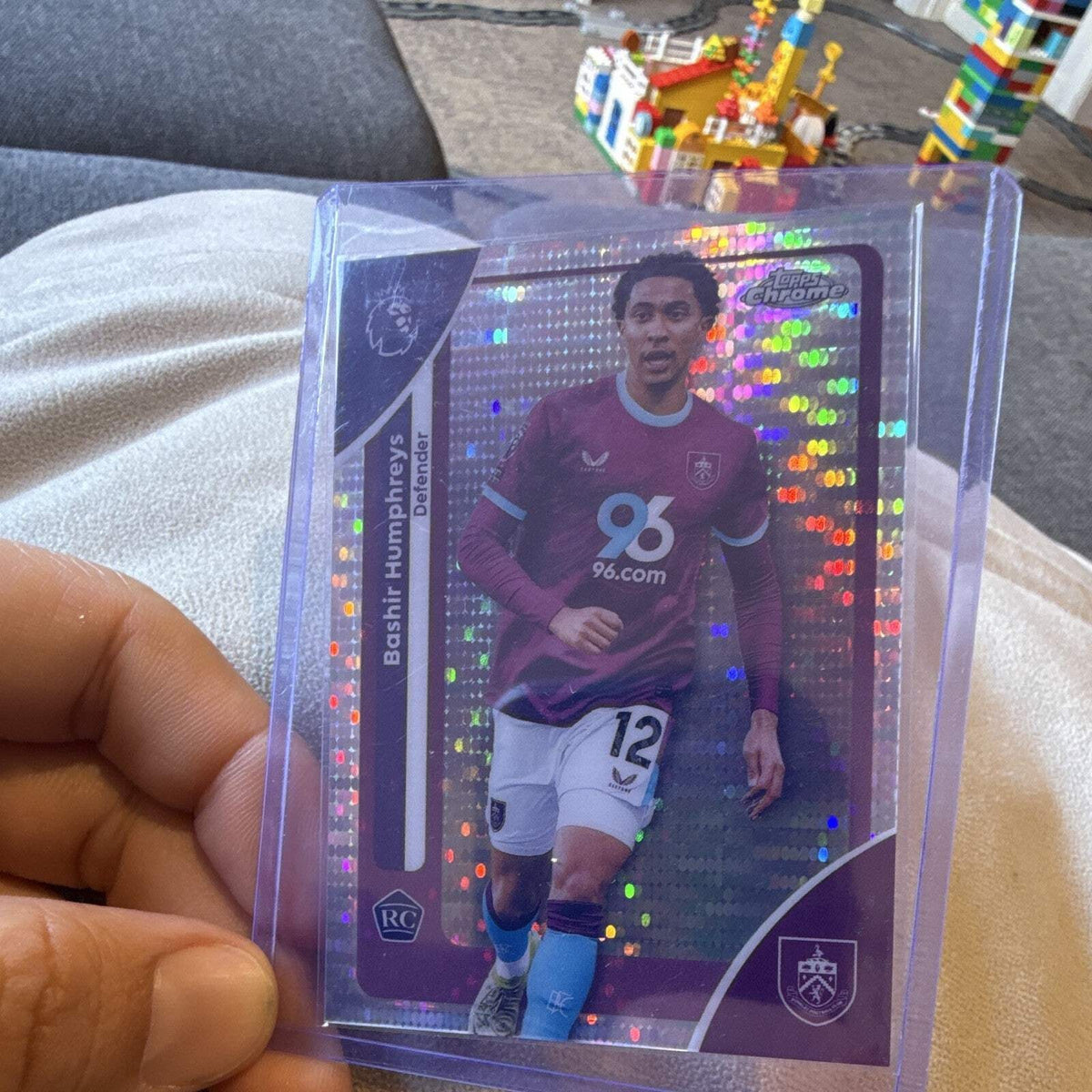 Bashir Humphreys Rookie Topps Chrome Premier League Burnley FC 580