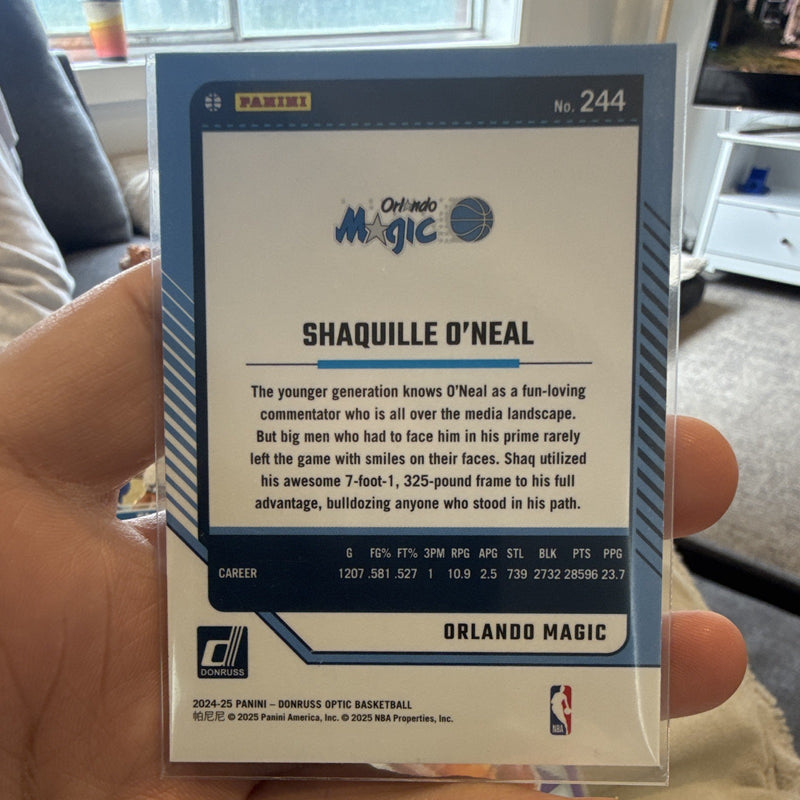 Panini Donruss Optic Legends Shaquille O'Neal Orlando Magic #244 2024 251